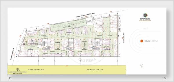  rainbow-south-wind Block A , Block B, Block C Basement Cluster Plan