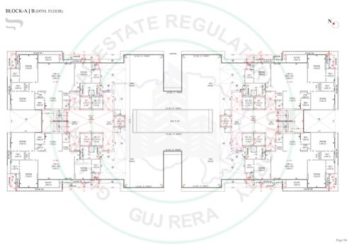 Tower A and B Cluster Plan for 14th Floor megh-malhar-indigo Tower A and B Cluster Plan for 14th Floor