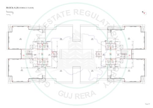 Tower A and B Cluster Plan for Terrace megh-malhar-indigo Tower A and B Cluster Plan for Terrace