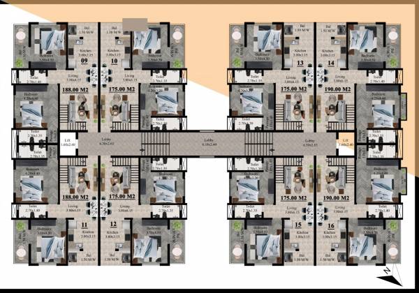  ferns-residency Cluster Plan