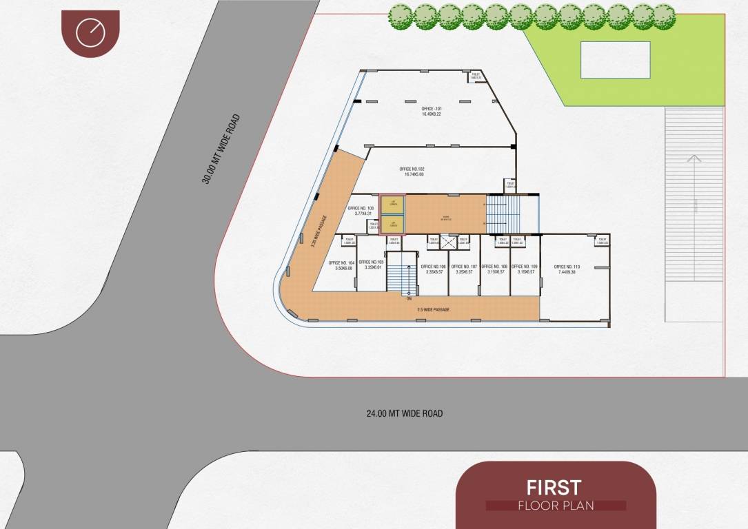  solitude Block A Cluster Plan for 1st Floor