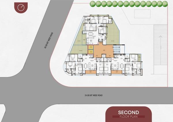  solitude Block A Cluster Plan for 2nd Floor