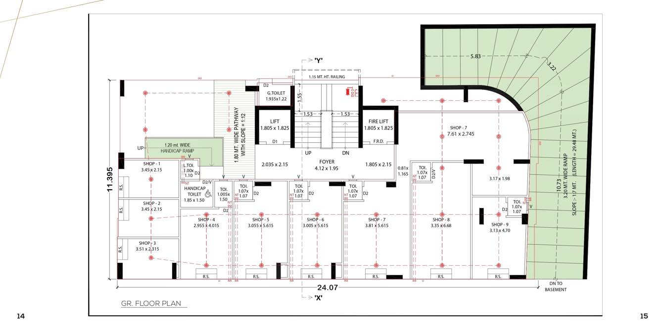  icon Block A Cluster Plan for ground Floor