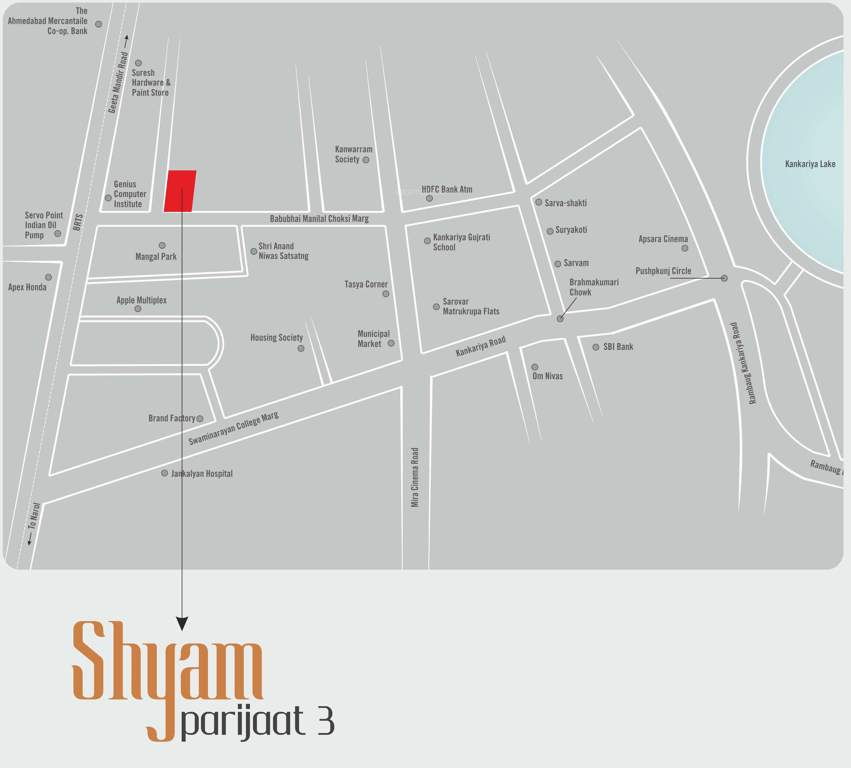  shyam parijat 3 Location Plan