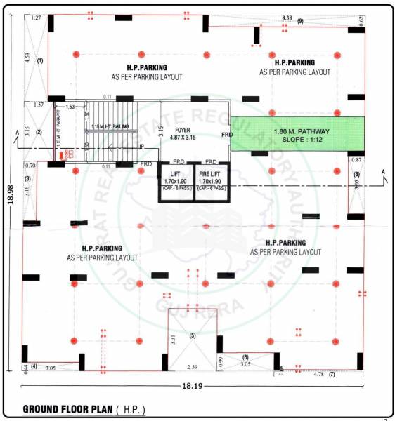  new-pragna-flats 1 Cluster Plan For Ground Floor