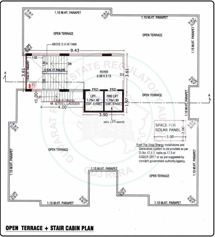  new pragna flats 1 Terrace Cluster Plan