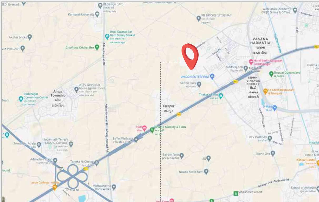 aishvaryam Location Plan