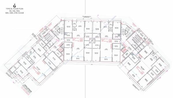  karma-rio-29 B Cluster Plan from 7th to 27th Floor