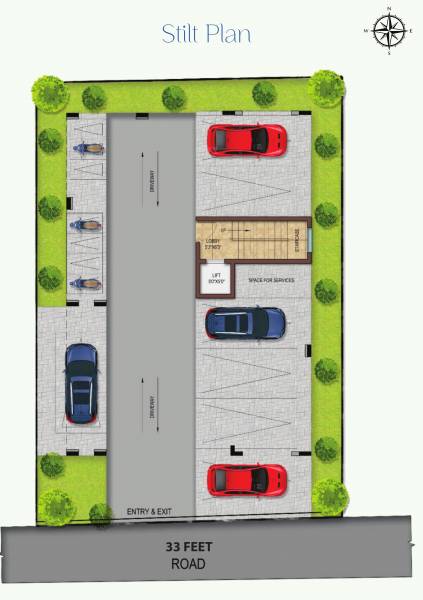  lake-castle Lake Castle Stilt Cluster Plan