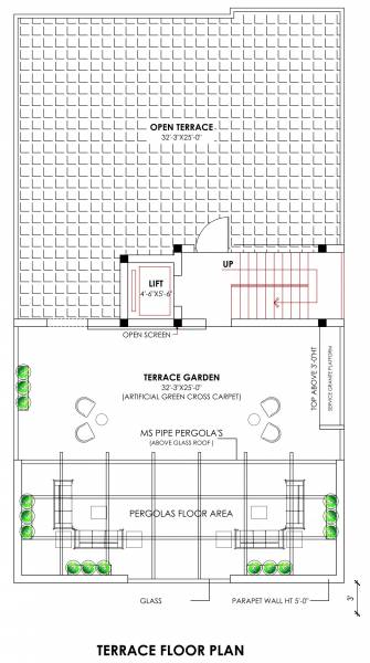  thara-kalyan Thara Kalyan Cluster Plan For Terrace Plan