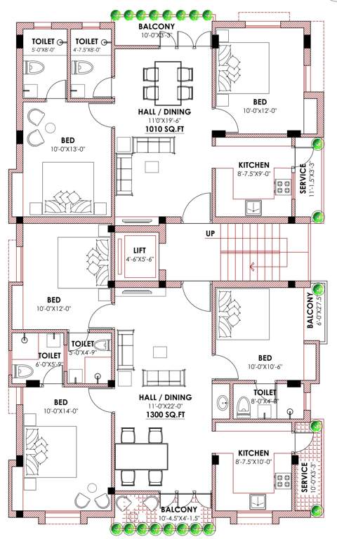  thara kalyan Thara Kalyan Cluster Plan From 1st To 3rd Floor