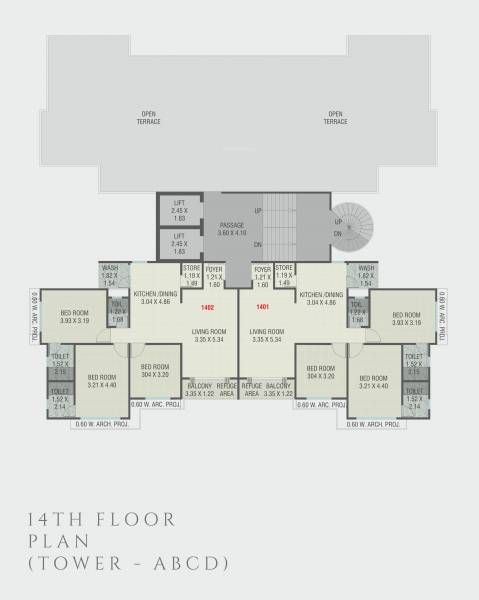  pradhan-glenforest Pradhan Glenforest Towrer D Cluster Plan