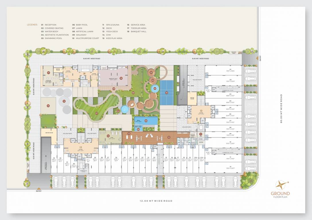  keshvam skyview Block B Cluster Plan