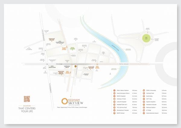  keshvam-skyview Location Plan