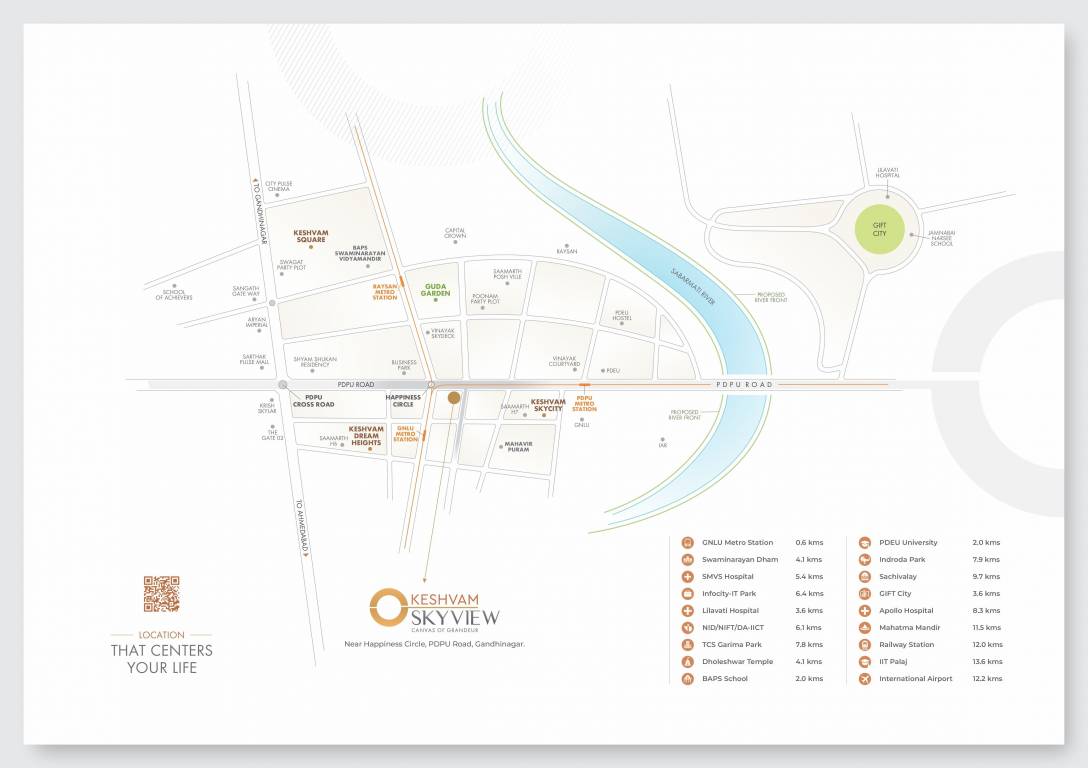  keshvam skyview Location Plan