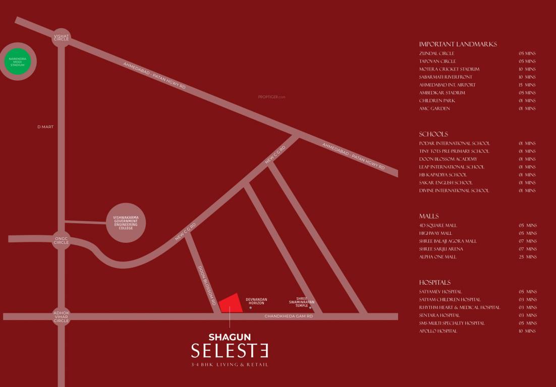 shagun seleste Location Plan
