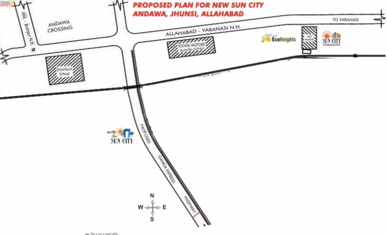 new suncity ext p3 Location Plan