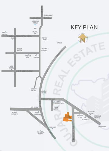  shreeji-township Location Plan