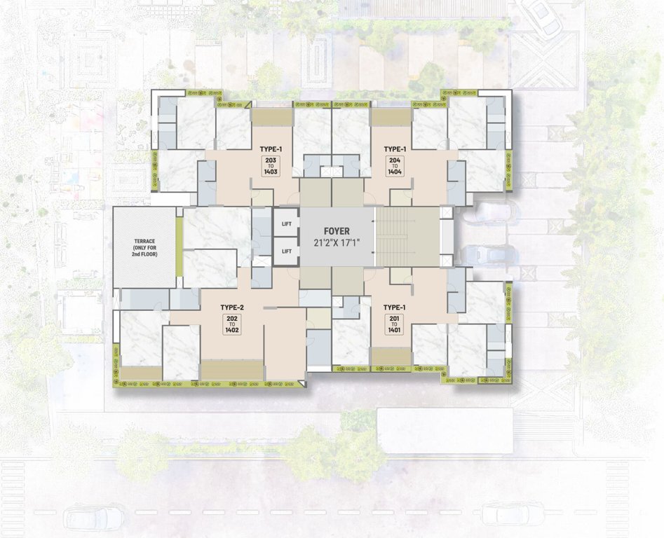  sky heights Block A Cluster Plan