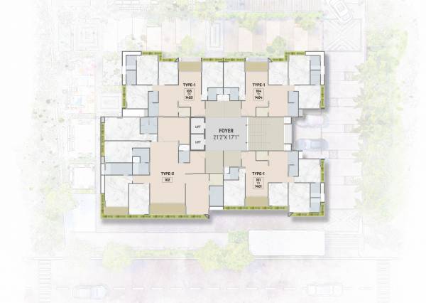  sky-heights Block A Cluster Plan