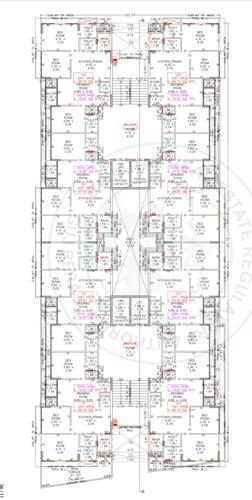  sarvatra Block A And B Cluster Plan for 1st Floor