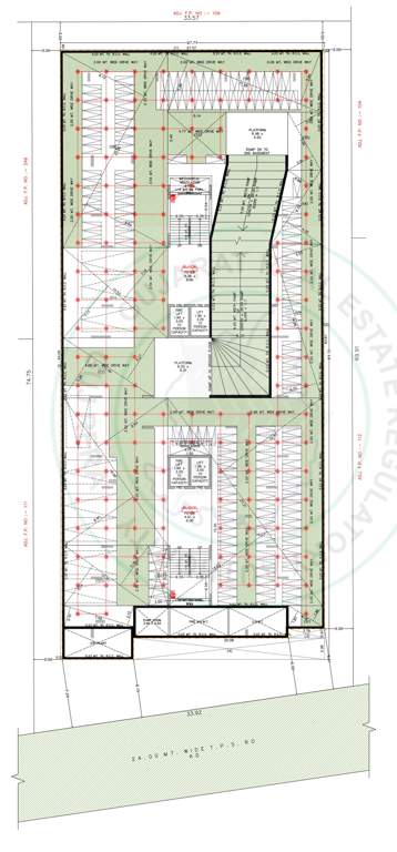  sarvatra Block A And B Cluster Plan for Basement 1