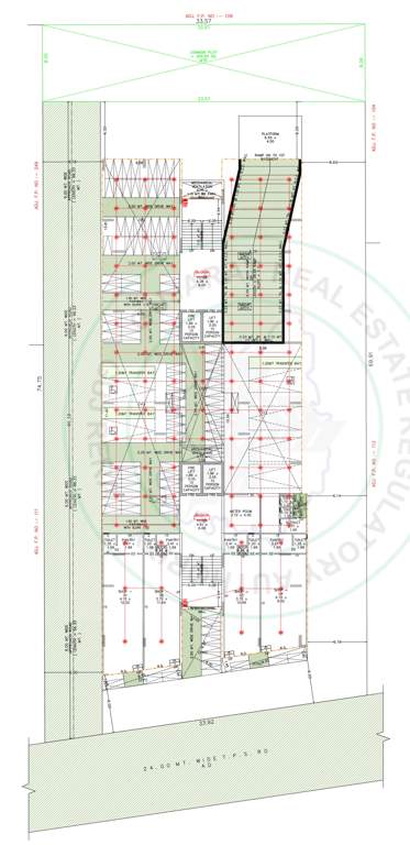  sarvatra Block A And B Cluster Plan for ground Floor