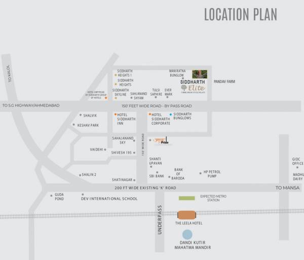  siddharth-elite Location Plan