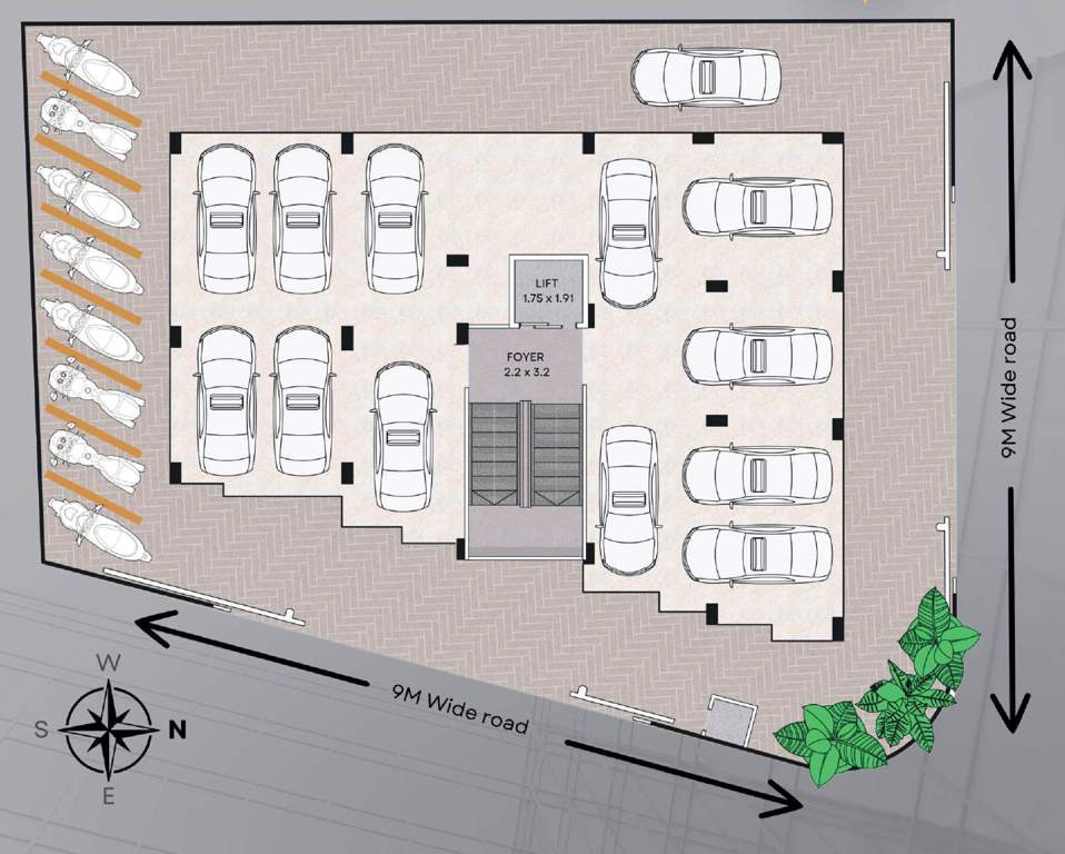  serenity 10 Serenity 10 Cluster Plan For Ground Floor