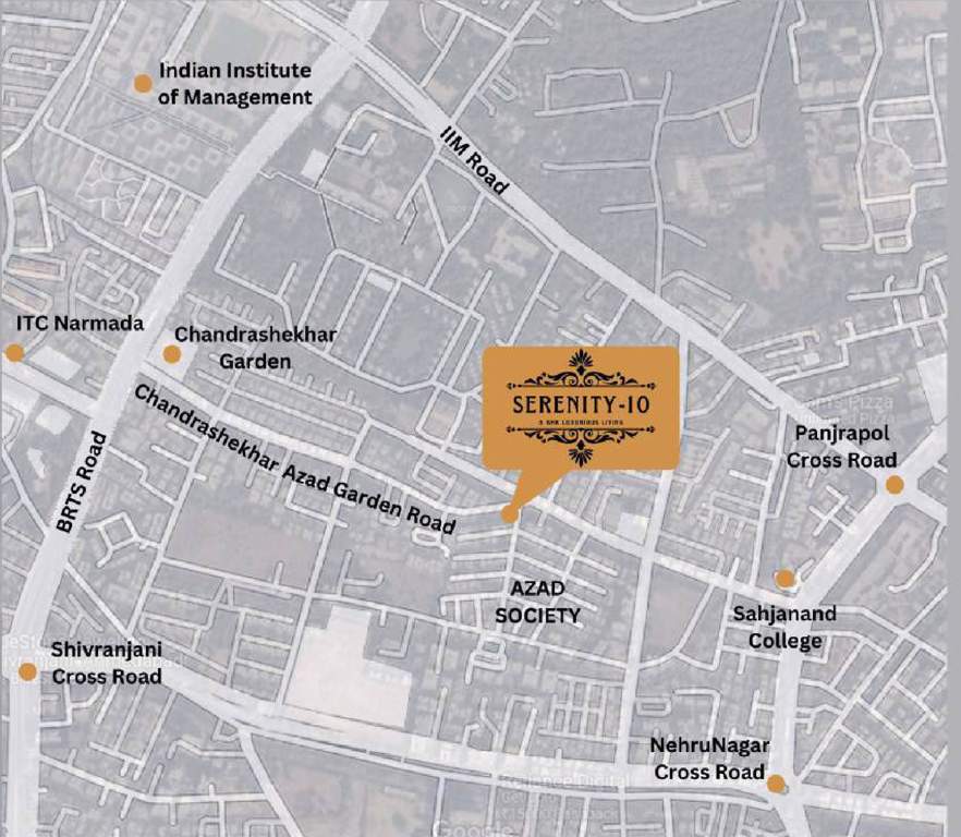  serenity 10 Location Plan