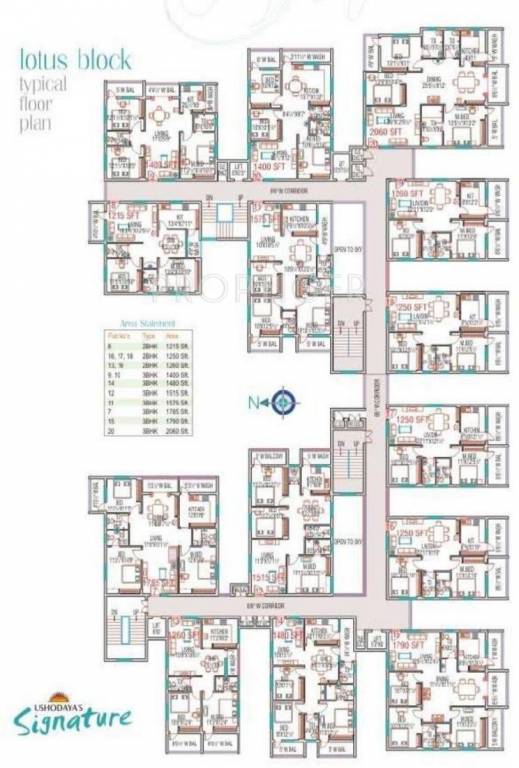 signature Tulip Cluster Plan