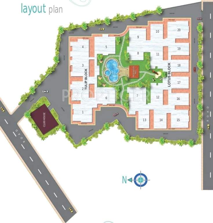 signature Images for Layout Plan of Ushodaya Signature