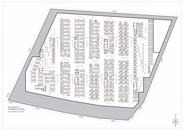  legacy-west Block A To Block D Basement Cluster Plan