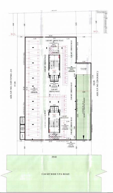  shyam paradise Block A And B Cluster Plan For Basement