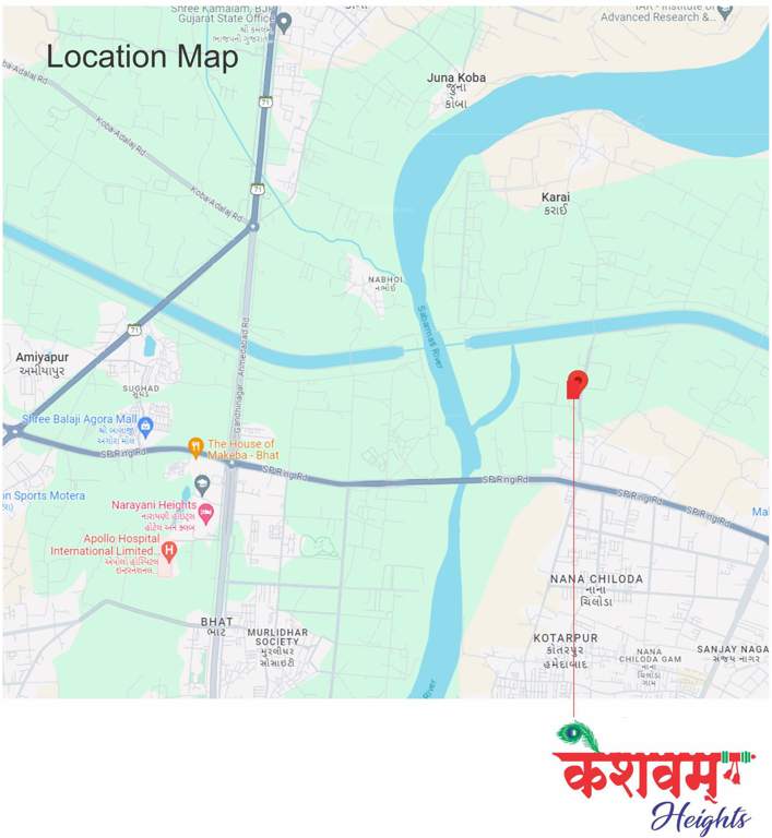 keshavam heights Location Plan