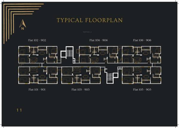  manasa Manasa Cluster Plan from 1st to 9th Floor