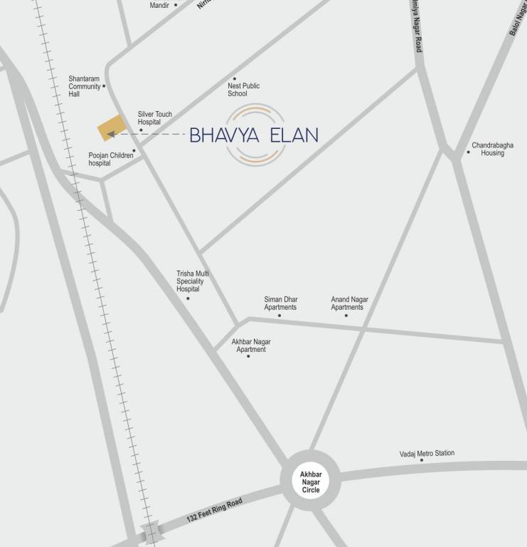  bhavya elan Location Plan