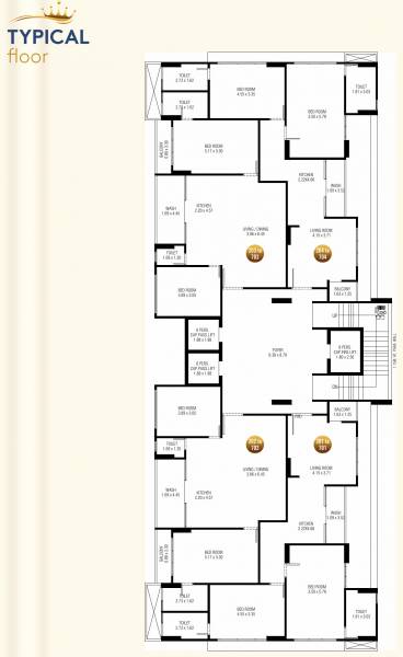  satsang-lavish A Typical Cluster Plan