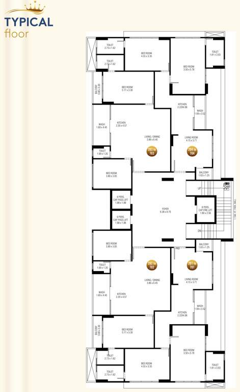  satsang lavish A Typical Cluster Plan