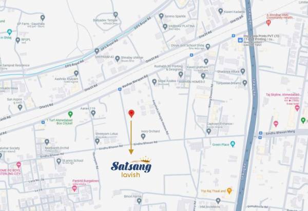  satsang-lavish Location Plan