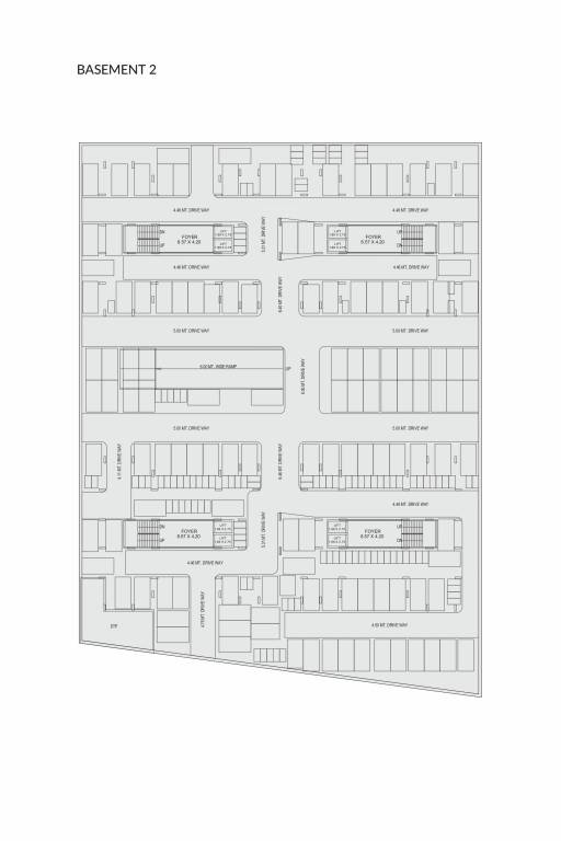  sourish Block A To Block D Basement 2 Cluster Plan