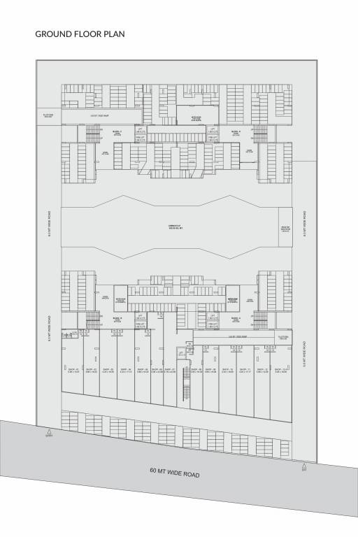  sourish Block A  To Block D Cluster Plan for ground Floor