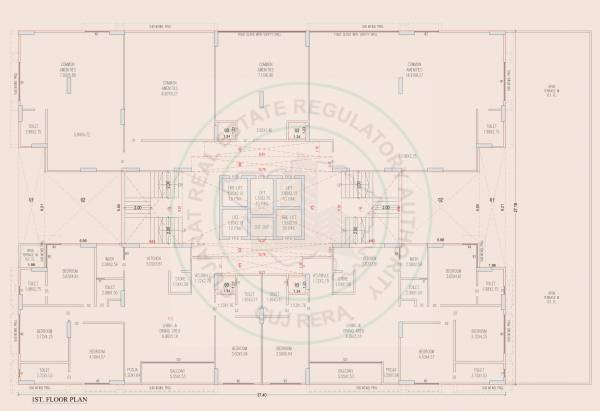  advaita Block A Cluster Plan for 1st Floor