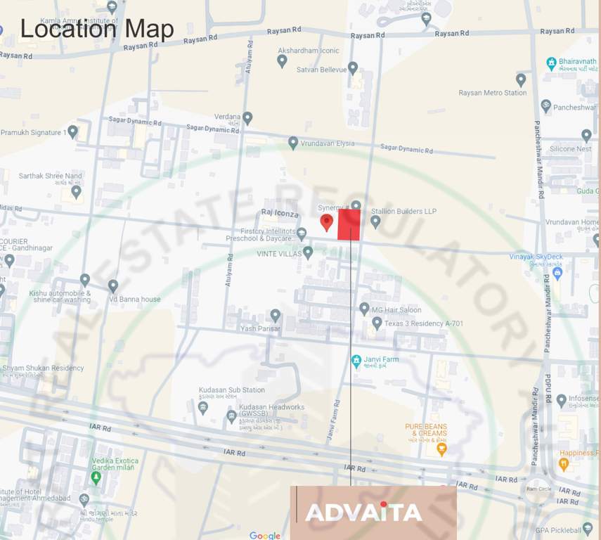 advaita Location Plan