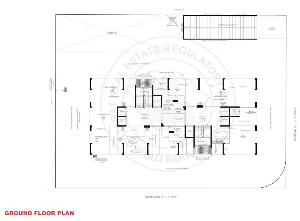  aaditya two A, B Ground Cluster Plan