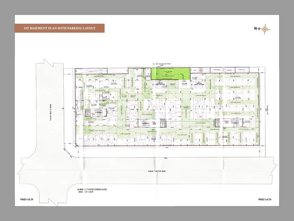  vincitore vintage Block A to Block C Basement Cluster Plan