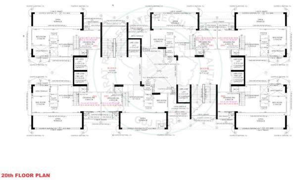  aaditya Cluster Plan For 20th Floor