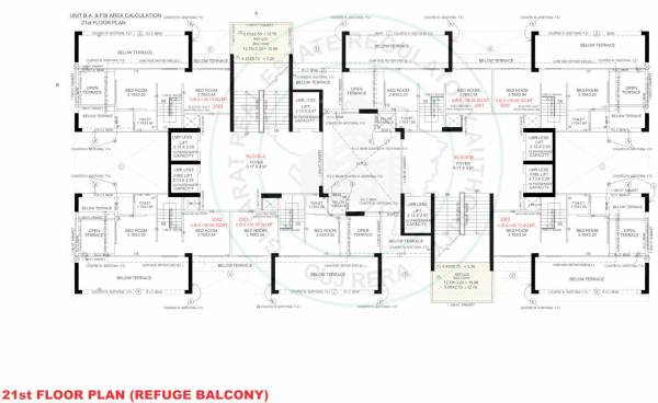  aaditya Cluster Plan For 21th Floor