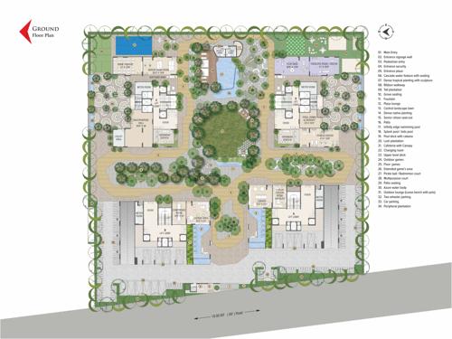  the-beaumonde Block A To D Cluster Plan for ground Floor