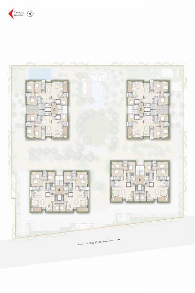  the-beaumonde Block A To D Typical Cluster Plan